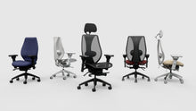 Load image into Gallery viewer, tCentric Hybrid with Upholstered Backrest and Seat, Light Gray Frame
