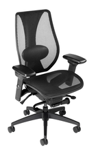 Load image into Gallery viewer, tCentric Hybrid with Mesh Backrest &amp; Seat, Midnight Black Frame
